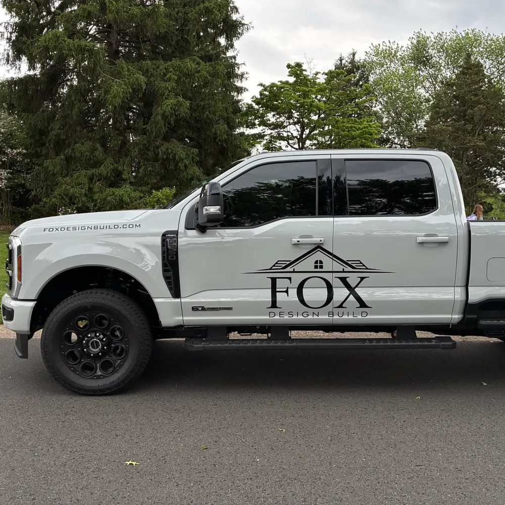 Fox Design Build branded work truck